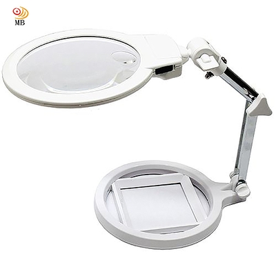 月陽125mm鏡面超白光LED放大鏡閱讀檯燈(MG3B-1A)