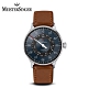 MeisterSinger 明斯特單指針 PDD9Z17B 三節針鋼藍黑 月週日期環 40mm product thumbnail 1