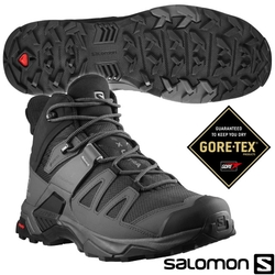 SALOMON 防水透氣中筒登山鞋