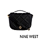 NINE WEST GRAYSEN 立體菱格馬鞍包-黑色(138019) product thumbnail 1