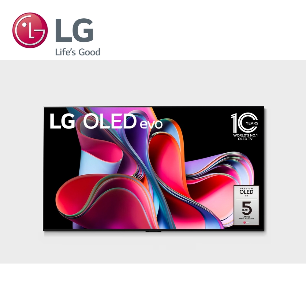 LG 樂金 65型 OLED evoG3零間隙藝廊系列 4K AI物聯網電視 OLED65G3PSA