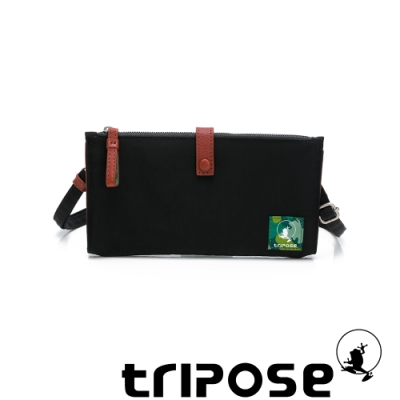 tripose MIN兩用皮夾包 潮感黑