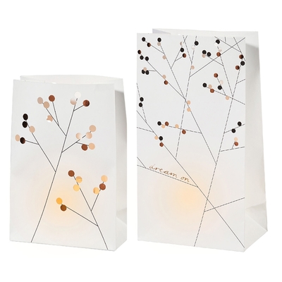 《RADER》鏤空紙袋燭台2件(樹木) | 蠟燭臺 燭座