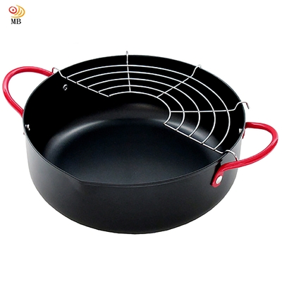 月陽天鍋多爐具使用21公分風味調理油炸鍋(POT-21)