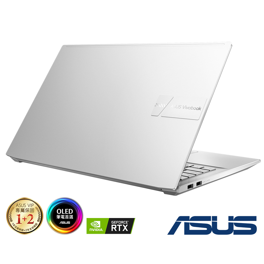 ASUS M3500QC 15.6吋筆電 (R7-5800H/RTX 3050/16G/512G/Vivobook Pro 15 OLED/酷玩銀)