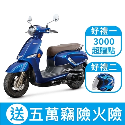 2023年 SUZUKI 台鈴機車 Saluto 125 碟煞 七期 威尼斯藍