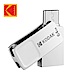 【Kodak】USB3.1 micro-USB 64GB OTG金屬旋轉兩用碟 K223B product thumbnail 1