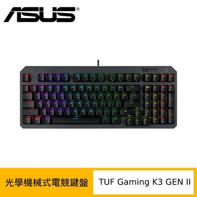 ASUS 華碩 TUF Gaming K3 Gen II 光學機械式電競鍵盤