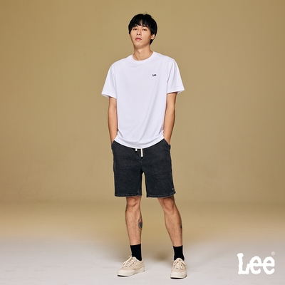 Lee 男款 涼感 908 牛仔短褲 黑洗水