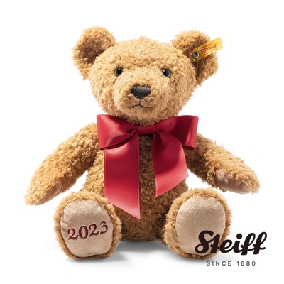 STEIFF德國金耳釦泰迪熊 Cosy Teddy Bear 2023 經典泰迪熊_黃標