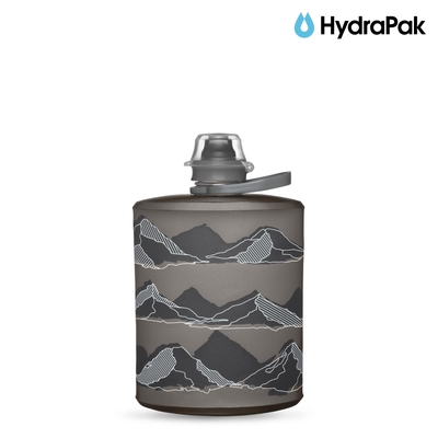 HydraPak Stow Mountain 500ml 軟式水壺 / 遠古灰