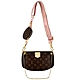 LV M44840 Monogram LV老花粉色背帶三用零錢/肩背/斜背包 product thumbnail 1