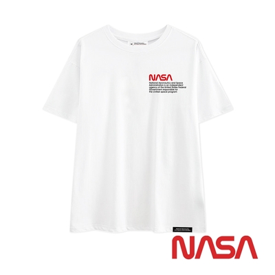 【NASA SPACE】漫遊太空 星際線稿工程圖T恤 / 短袖上衣 / T-shirt (太空白) NA00017-35