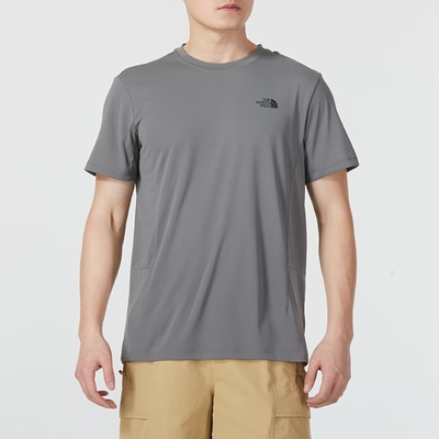 The North Face 北臉 上衣 男款 短袖上衣 運動 透氣 M REAXION SS TEE 2.0 灰 NF0A88260UZ