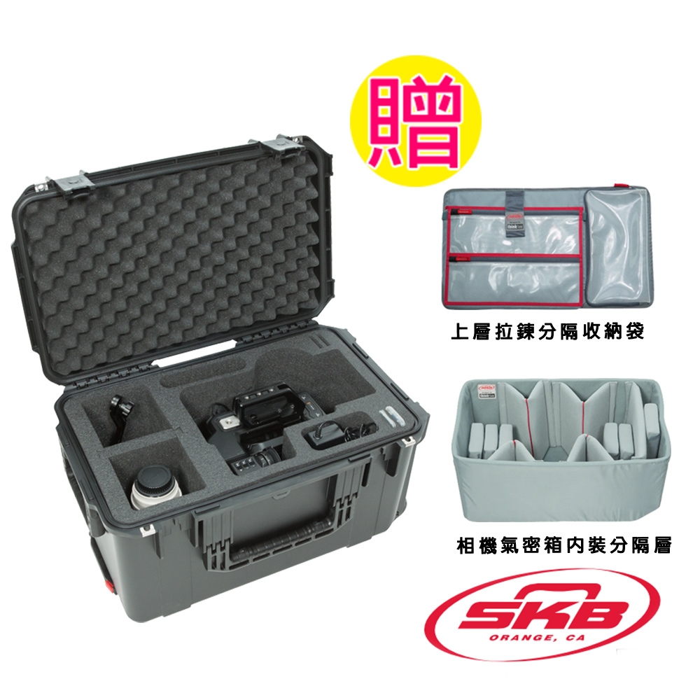 美國SKB Cases 3i-221312BKU數位電影攝影機滾輪拉柄氣密箱(彩宣總代理)