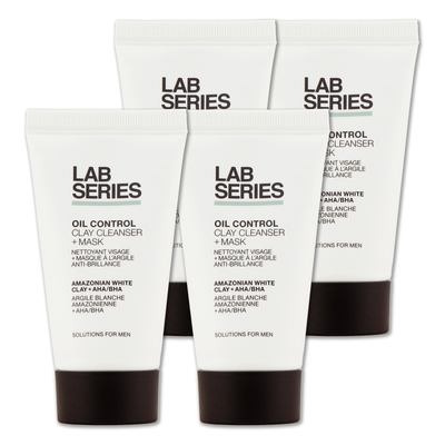 (即期品)LAB SERIES 雅男士 淨化控油潔面泥 30ml*4(效期至2024年06月)