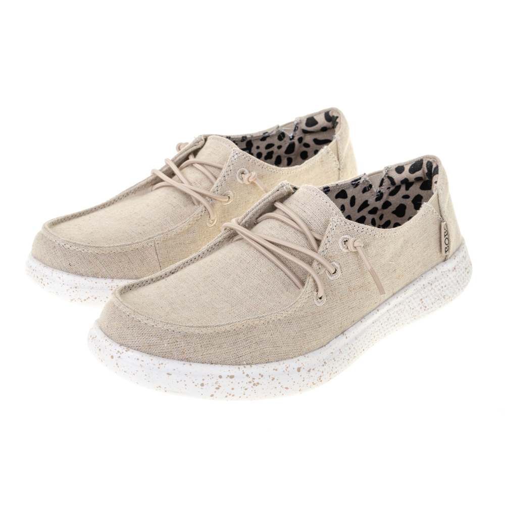 SKECHERS 休閒鞋 女休閒系列 BOBS SKIPPER - 113440NAT