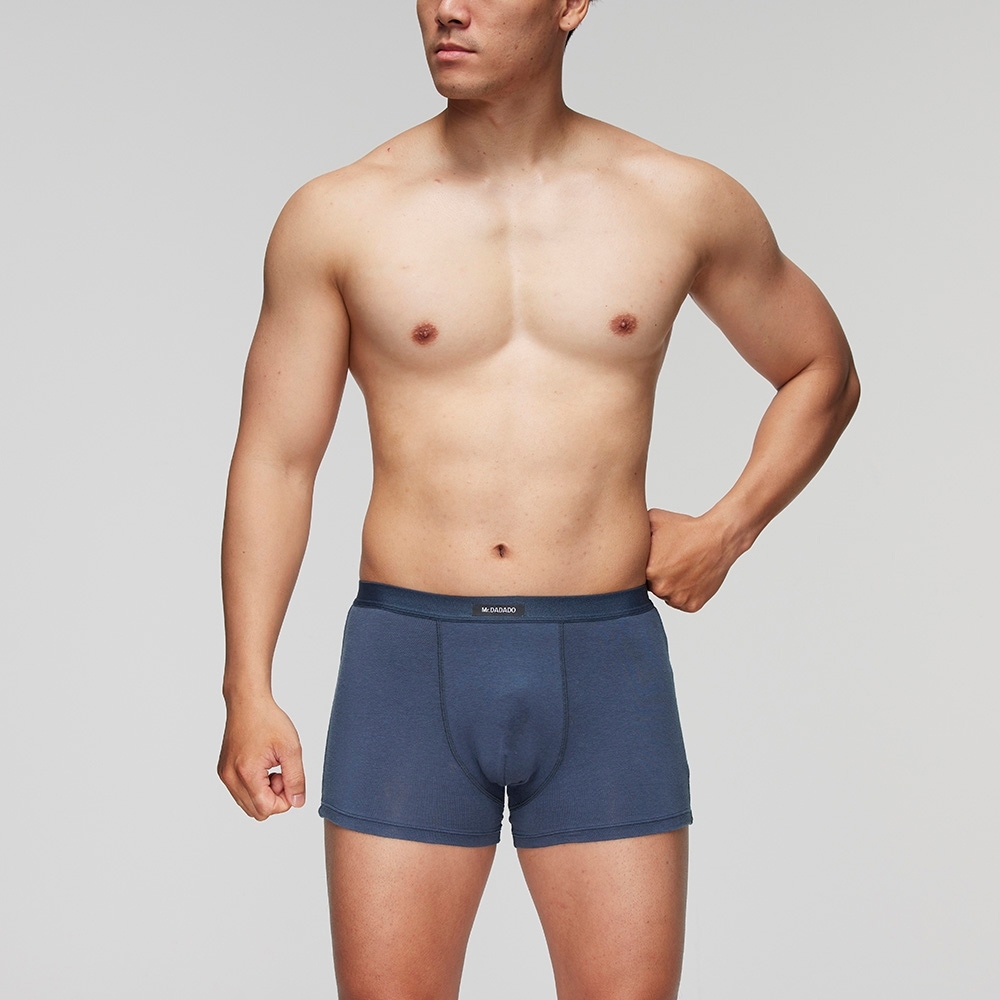 DADADO-機能系列-莫代爾木漿纖維 M-LL合身平口內褲(紫藍) GS6176PB