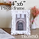 TROMSO皇家巴洛克4x6相框-雕花白 product thumbnail 1