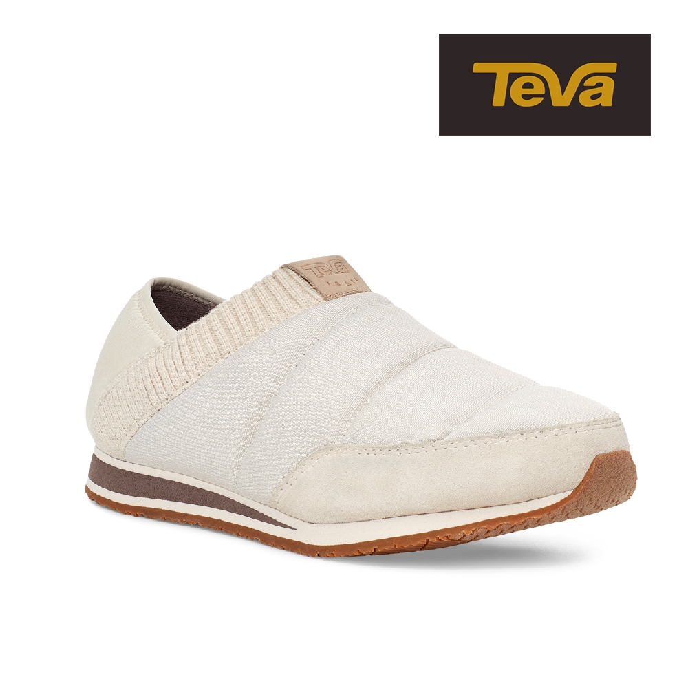 【TEVA】原廠貨 男/女/中性 ReEmber 2 兩穿式防潑水法國麵包鞋/休閒鞋/懶人鞋(樺木白-TV1123091BIR)