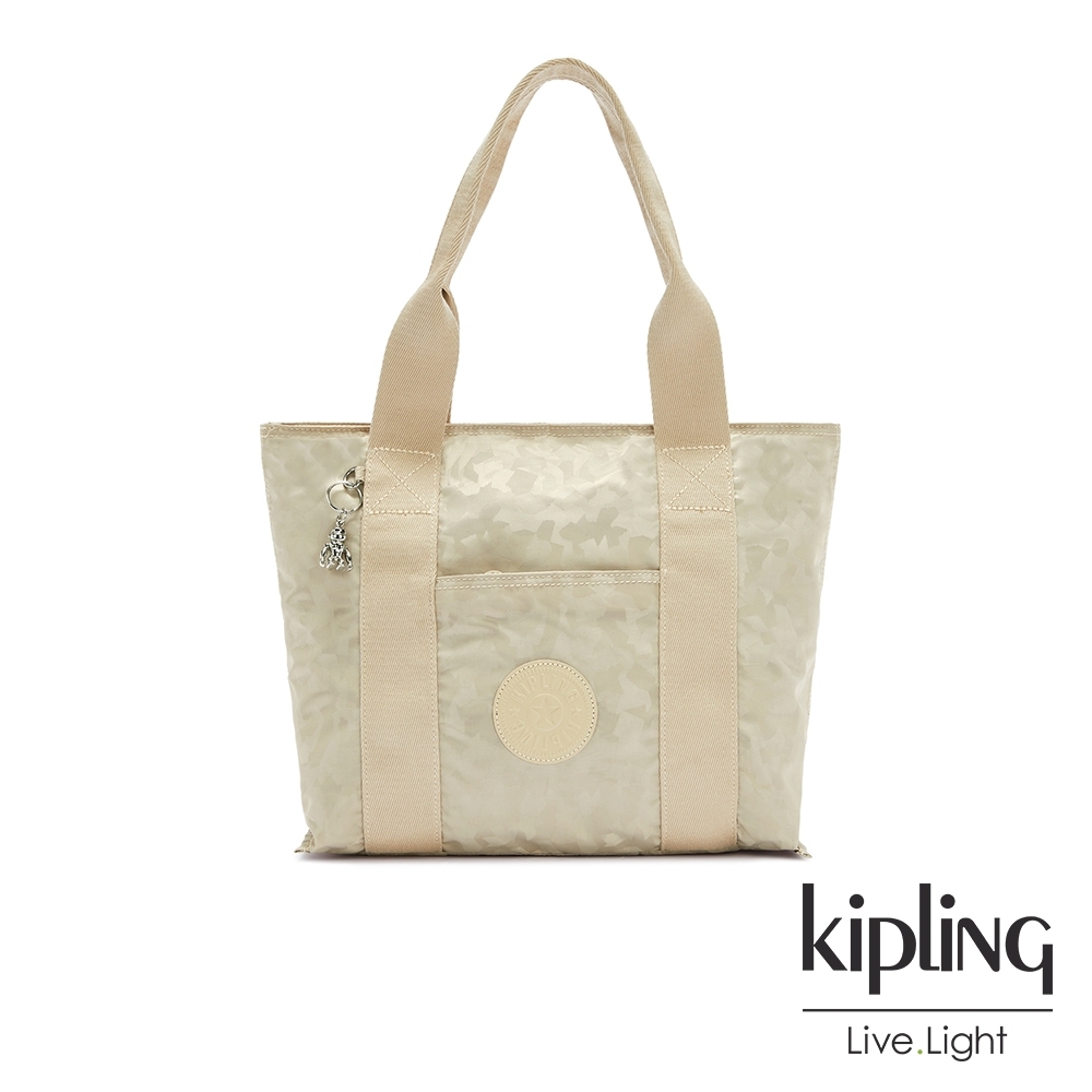 Kipling 奶油鬆餅色手提包-ERA S