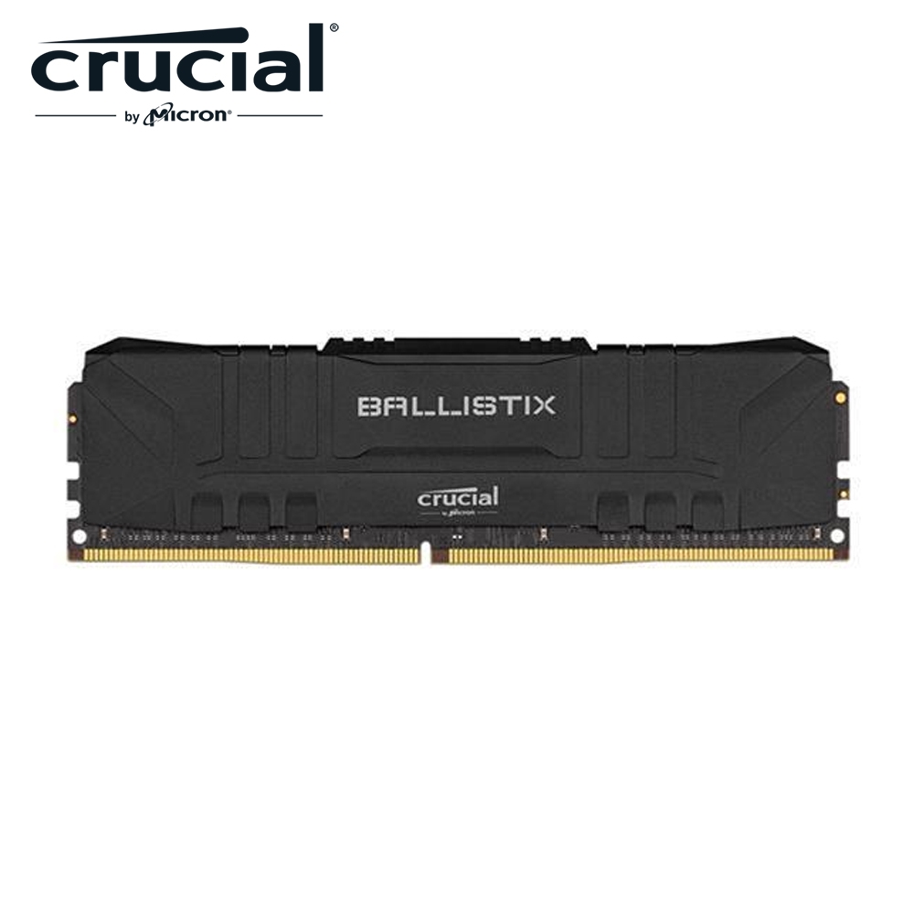 Micron Crucial Ballistix DDR4 3600/32G 桌上型記憶體(單支超頻黑散熱片)