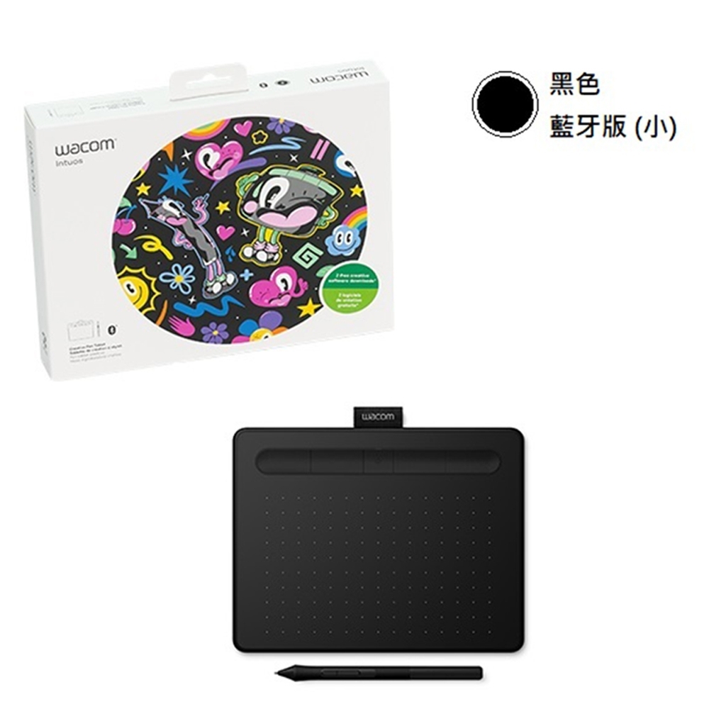 Wacom Intuos Comfort Small 繪圖板 (藍芽版)(黑)