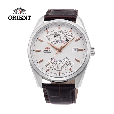 ORIENT 東方錶 MULTI-YEAR CALENDAR系列 萬年曆機械錶 RA-BA0005S 白色 - 43.5mm