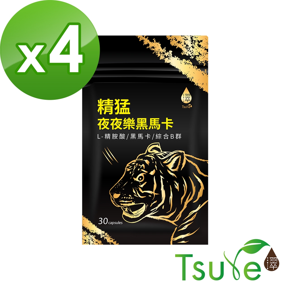 日濢Tsuie 精猛夜夜樂黑馬卡 30顆/袋x4袋