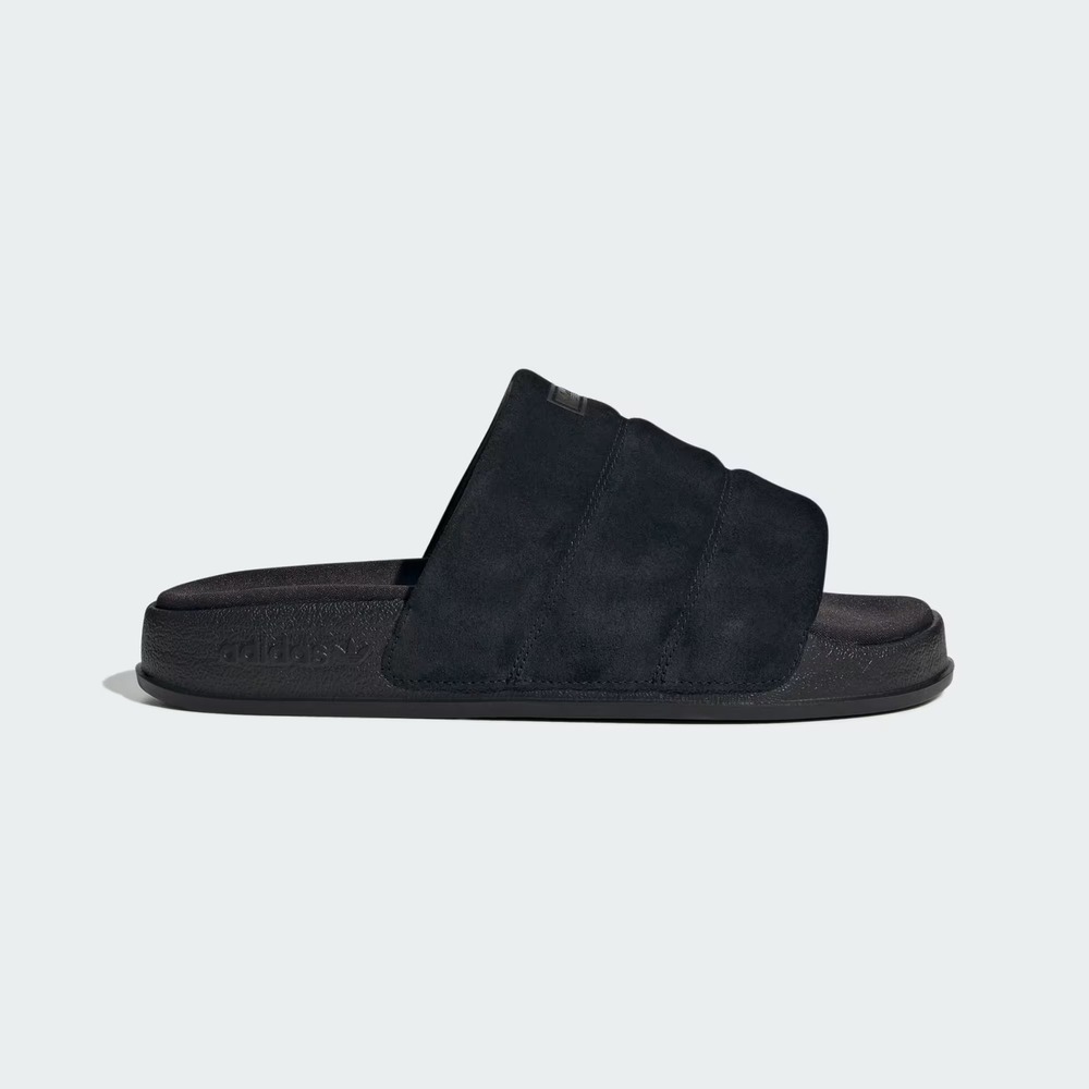 Adidas Adilette Essential W IF3576 女 涼拖鞋 經典 三葉草 休閒 麂皮 舒適 黑