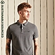 SUPERDRY 男裝 短 POLO CLASSIC PIQUE 深灰 product thumbnail 1