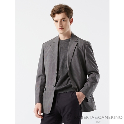 【ROBERTA 諾貝達】男裝 深灰色紳士獵裝-精品時尚品味-義大利原裝進口