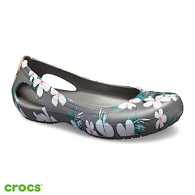 Crocs 卡駱馳 (女鞋) 卡笛花卉輕便鞋 205633-98G