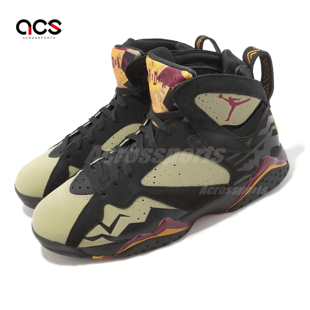 Nike 休閒鞋 Air Jordan 7 Retro SE 男鞋 黑 橄欖綠 金 喬丹 7代 DN9782-001