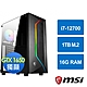 微星B660平台[浪風之石]i7-12700/16G/GTX1650/1TB_M2 product thumbnail 1