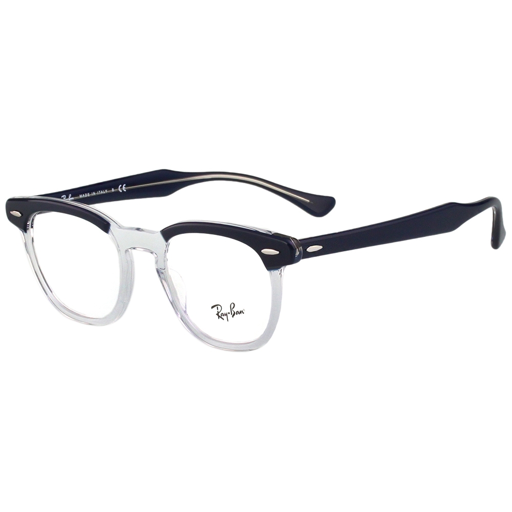 RAY BAN 光學眼鏡(深藍色+透明色)RB5398-8110