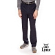 【Lynx Golf】男款歐洲進口布料特殊紋理伸縮腰頭雙折西裝長褲-深灰色 product thumbnail 2