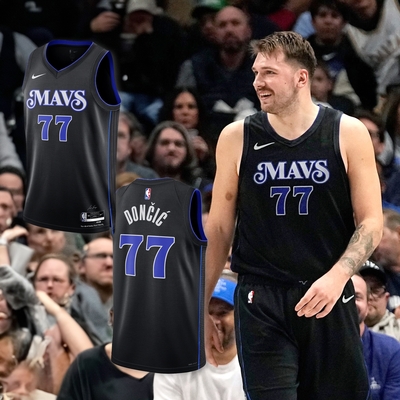 Nike 球衣 Luka Doncic 達拉斯 獨行俠 2324 NBA 城市版 D77 DX8499-010