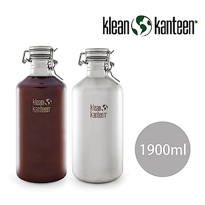 【美國Klean Kanteen】快扣啤酒窄口不鏽鋼瓶-1900ml