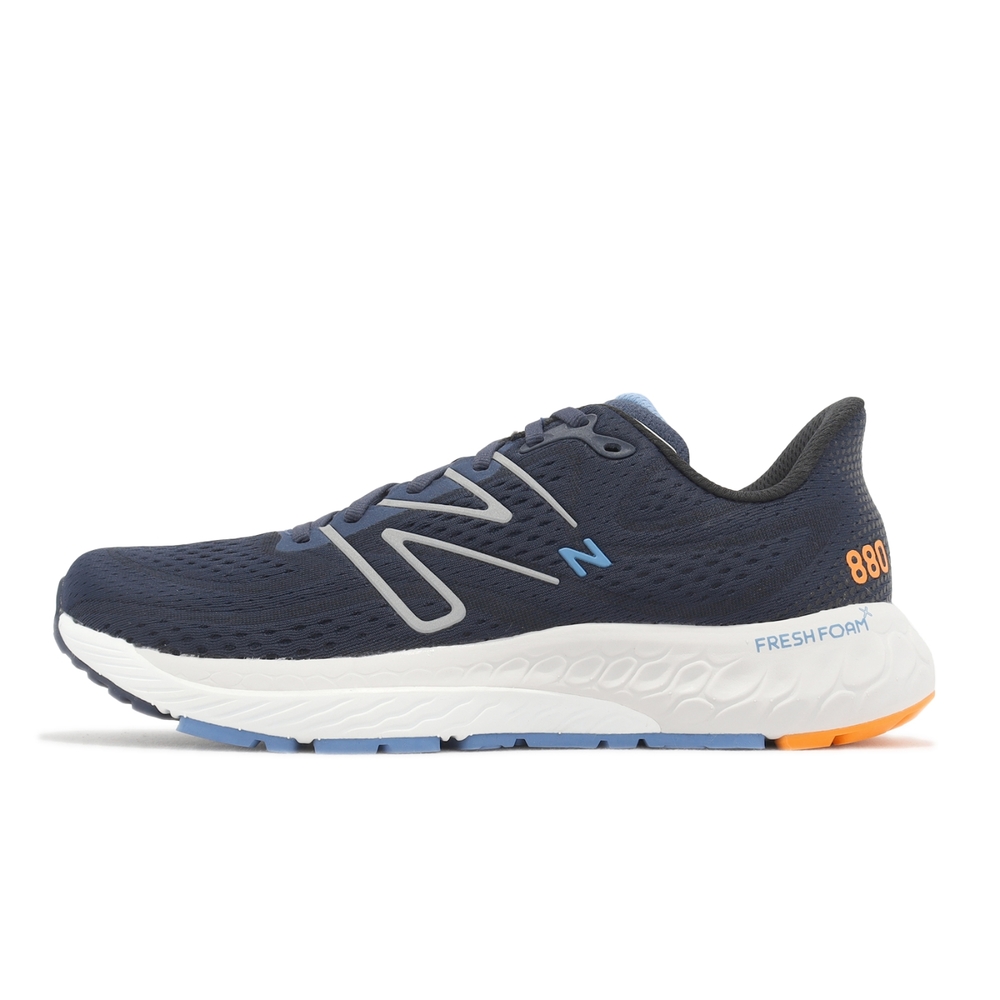 New Balance 慢跑鞋Fresh Foam X 880 V13 2E 寬楦男鞋藍緩震運動鞋路跑