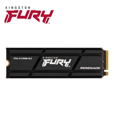 金士頓 Kingston FURY 散熱器 Renegade 2TB 2000G PCIe 4.0 NVMe SFYRDK/2000G SSD 固態硬碟