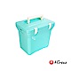 日本Hirone日本製-繽紛假日-便攜式大容量戶外冰桶-7公升-粉末藍 product thumbnail 1