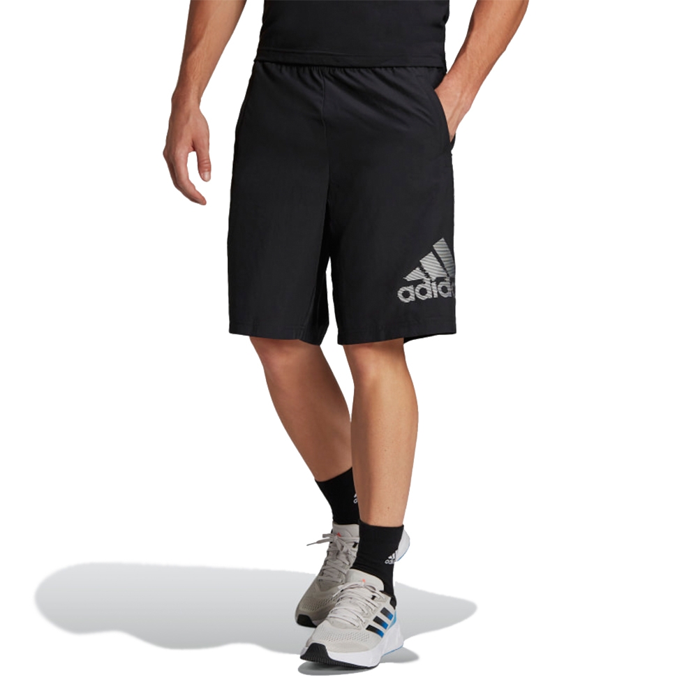 ADIDAS 男 D2M LOGO SHORT 運動短褲 -HF7201