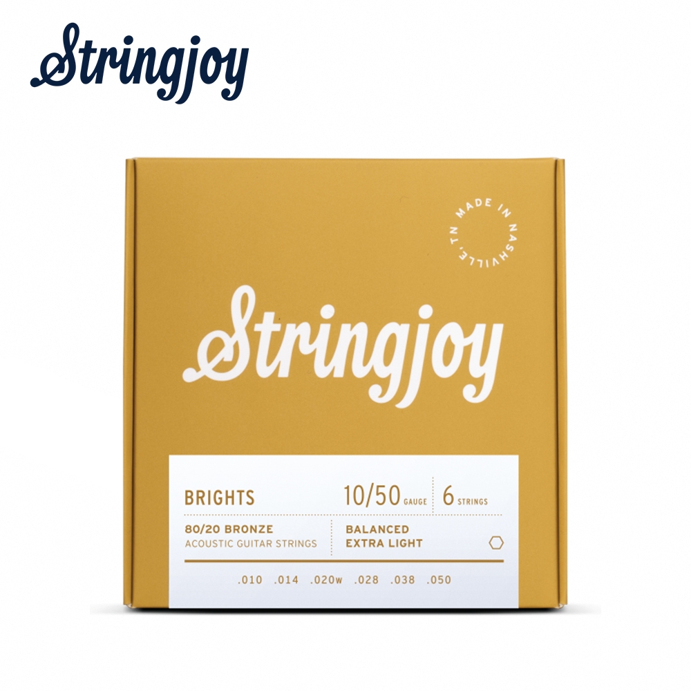 Stringjoy BB1050 黃銅 木吉他套弦