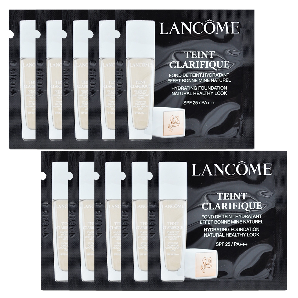 LANCOME 蘭蔻 超極光精華水粉底 SPF25/PA+++ 1ml*10 (效期至2023/09)