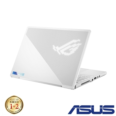 (外接1TB組合) ASUS GA402XV 14吋電競筆電 (R9-7940H/RTX4060/16G/1TB SSD/月光白/有燈版/ROG Zephyrus G14)