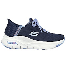 Skechers Arch Fit Fresh Flare Slip [149568NVMT] 女 健走鞋 瞬穿 深藍