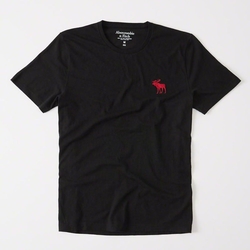 AF a&f Abercrombie & Fitch 短袖 T恤 黑色 1623