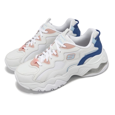 Skechers 休閒鞋 D Lites 3 Air 女鞋 白 藍 輪胎大底 厚底 緩衝 老爹鞋 896254WBLP