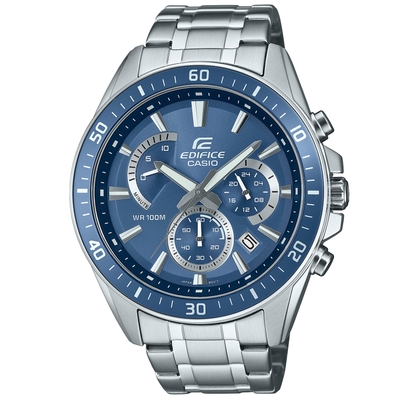 CASIO 卡西歐 EDIFICE 經典時尚運動腕錶 母親節 禮物 47mm / EFR-552D-2AV